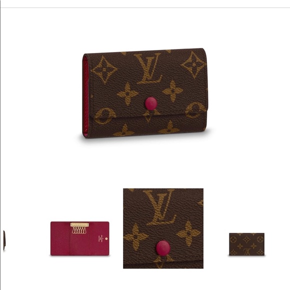 ✨🥀✨Louis Vuitton 6 ring Key chain Fuchsia - Picture 12 of 16